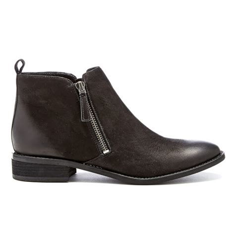 michael kors black leather denver boots